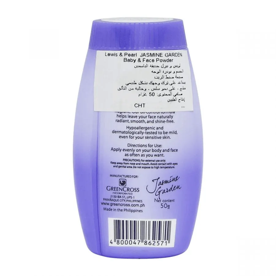 Lewis & Pearl Jasmine Garden Body & Face Powder - 50g