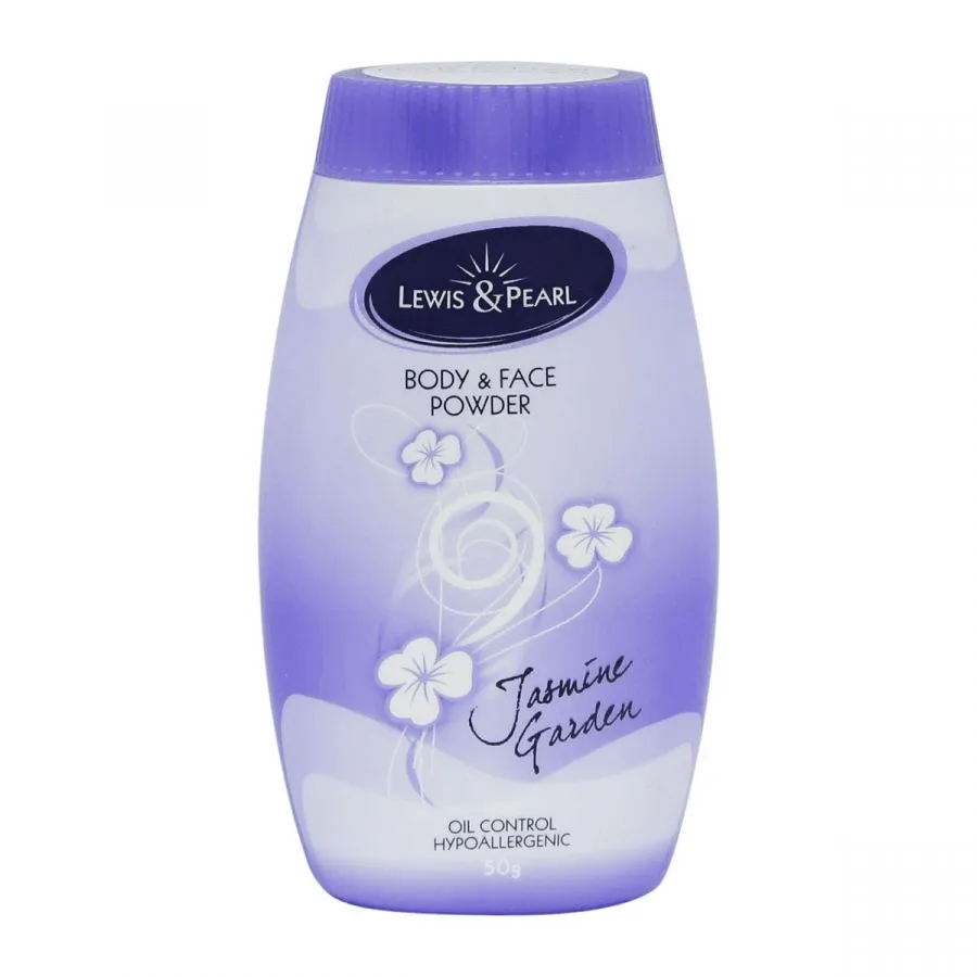 Lewis & Pearl Jasmine Garden Body & Face Powder - 50g
