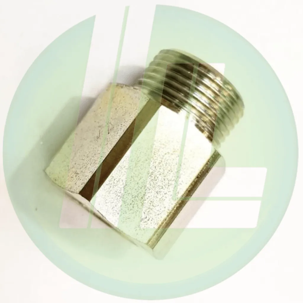 Lincoln Industrial 13356 Adapter 1-14 2A x 1/2" Thread for Low Pressure Control Valve used on Flow Guns