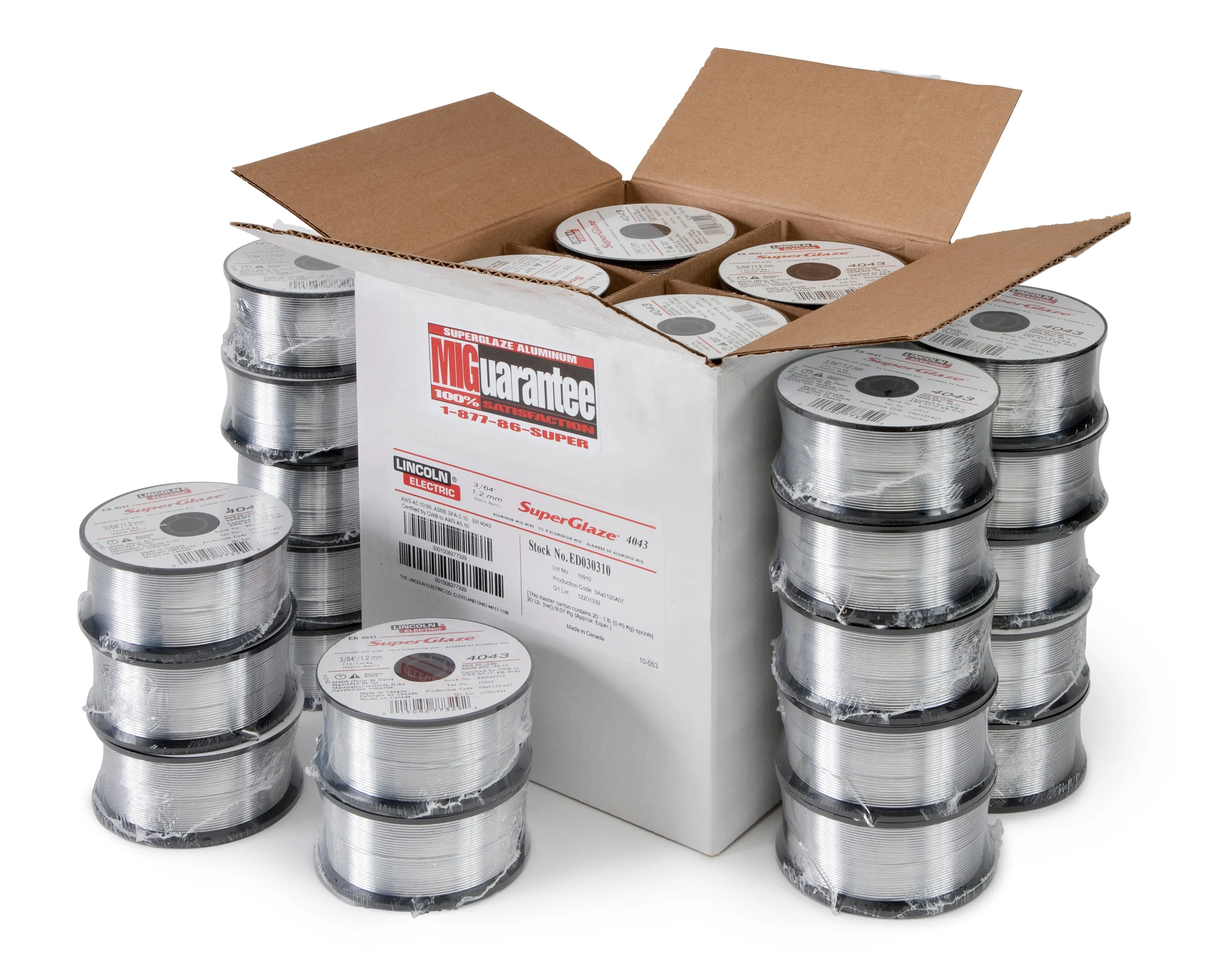 Lincoln SuperGlaze® 5356 3/64" Aluminum MIG Welding Wire (ED030314)