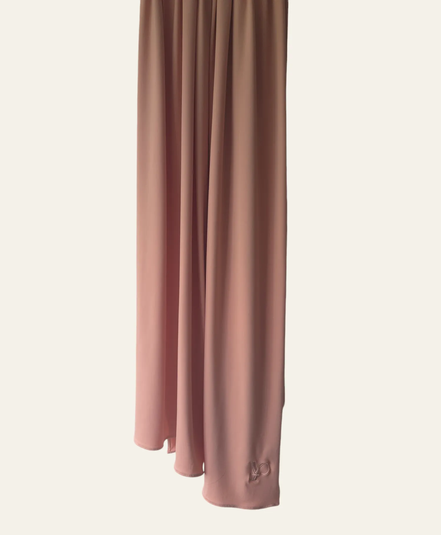LIQUID JERSEY SCARF BLUSH SALMON