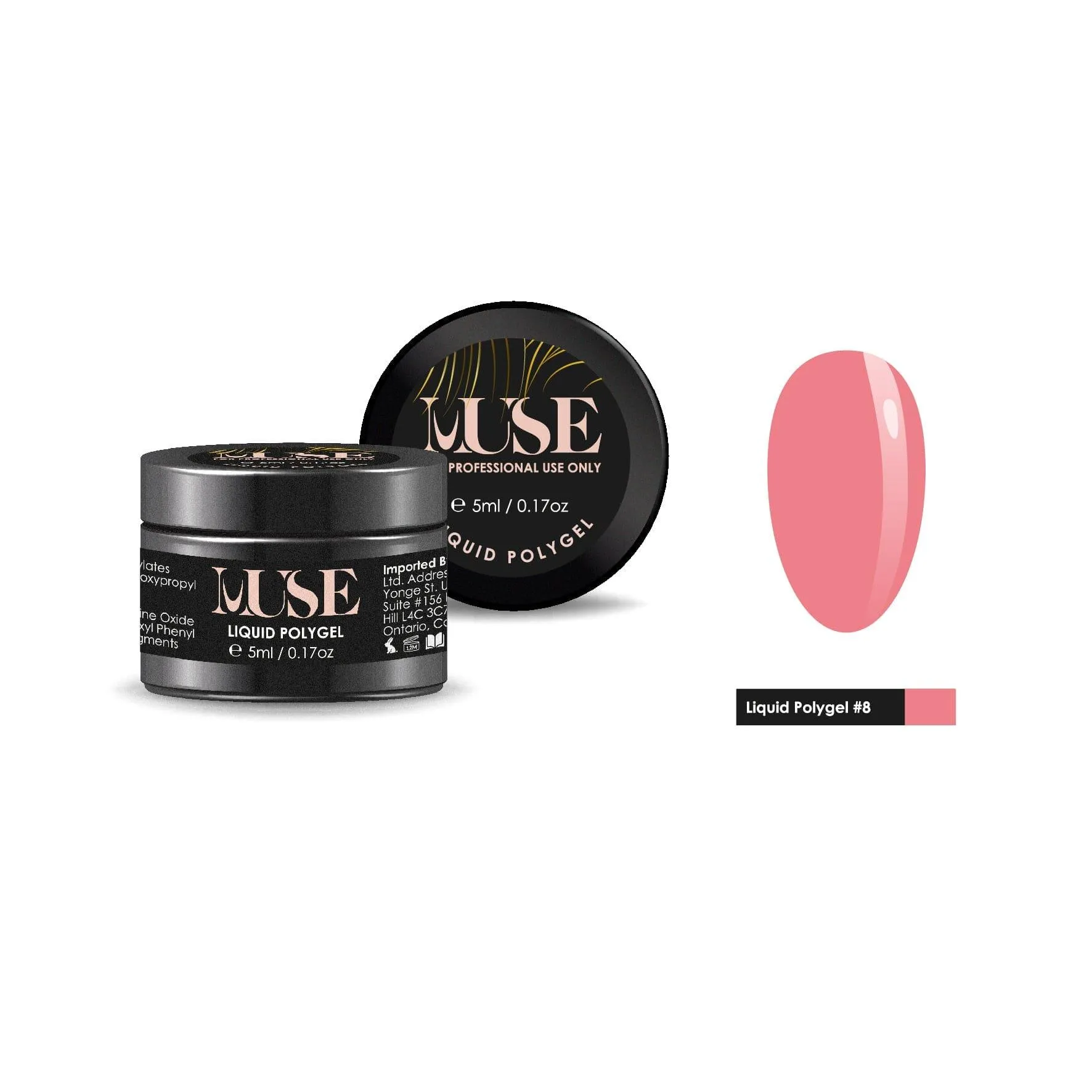 Liquid Polygel #8 - Blush Rosewood