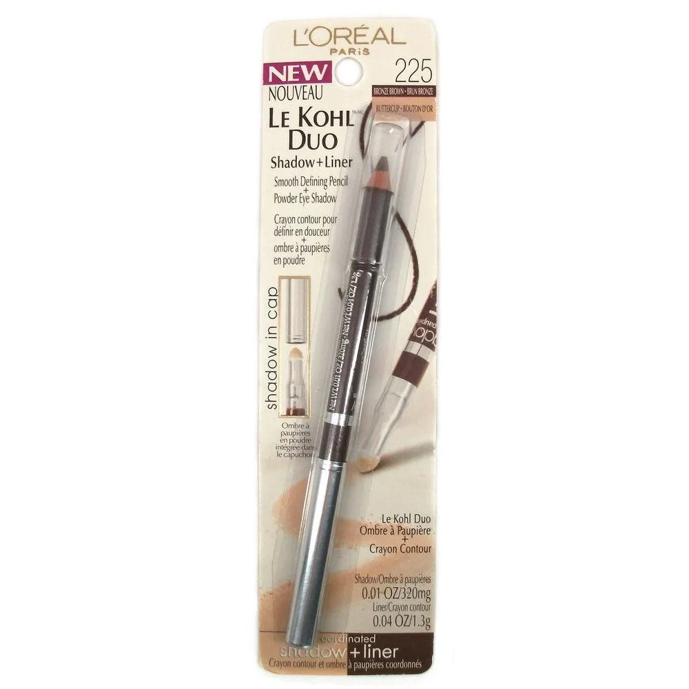 LOreal BRONZE BROWN 225 Buttercup Le Kohl Duo Eyeshadow   Eyeliner