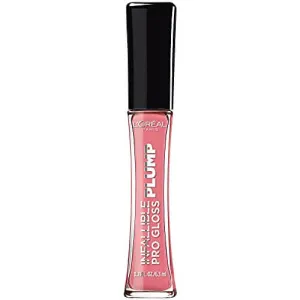 L'Oreal Infallible Pro Gloss Plump Lip Gloss, Blossom, 0.21 fl oz, con Ácido Hialurónico