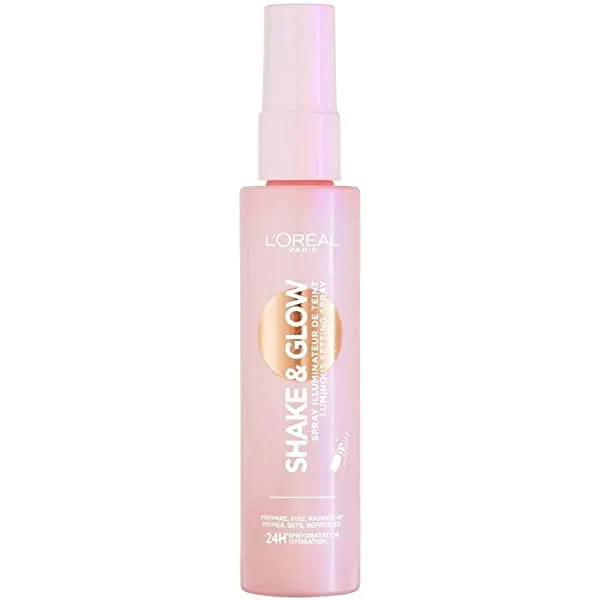 L'Oreal Shake & Glow Luminous Setting Spray 24 Hour Hydration 100ML