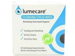 Lumecare Eyelid Wipes (5 Packs of 20)