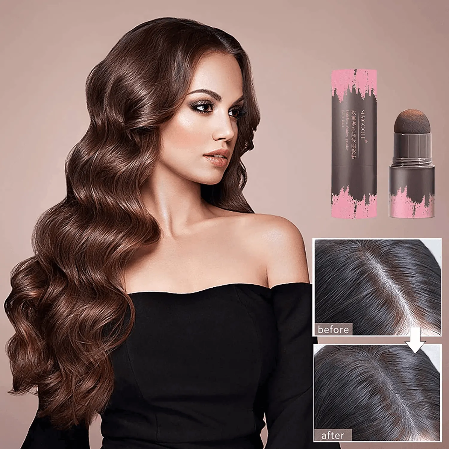 Maigoole Hairline Shadow Powder Pearl Black - 1.1 g