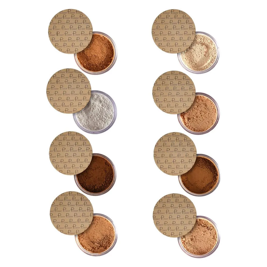 Makeup Loose Setting Powder Face Concealer Oil Control Matte Mineral Contour 07 Flesh, matte setting powder