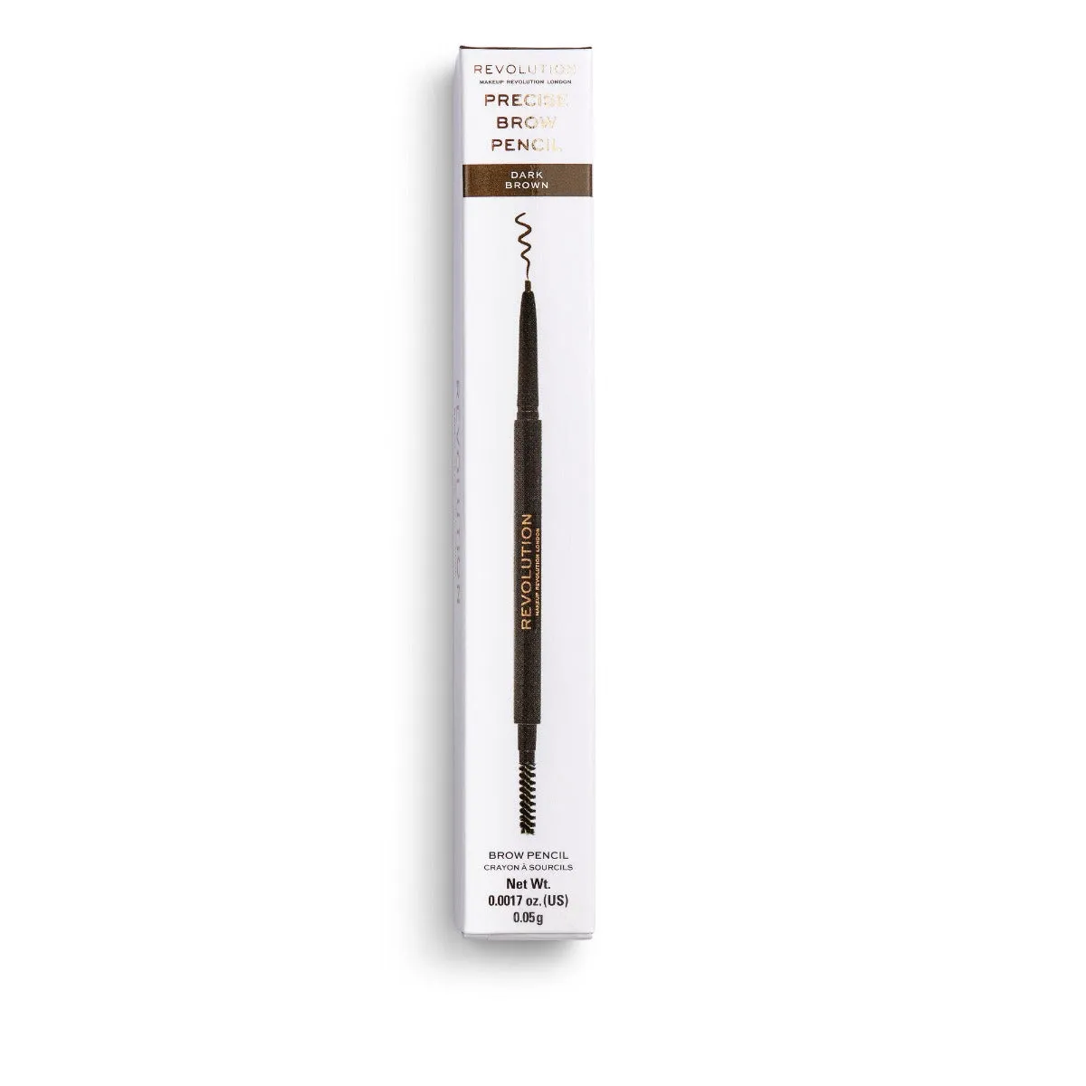 Makeup Revolution Precise Brow Pencil (0.05g) - Dark Brown