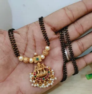 Mangalsuthra Laxmi pendant Style Neckset