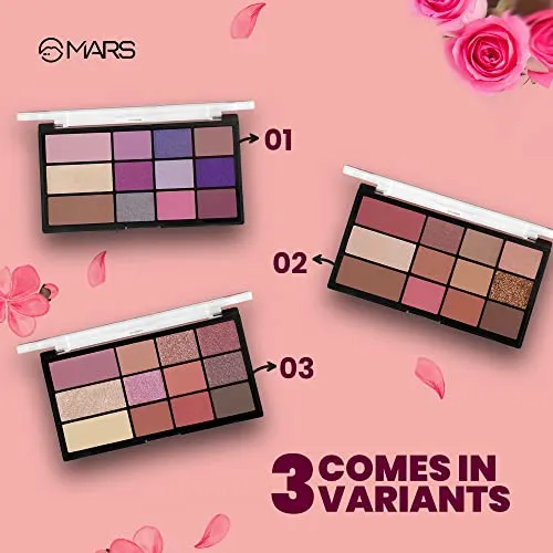 MARS All I Need Makeup and Eyeshadow Kit | 9 Eyeshadows with Blusher Bronzer and Highlighter | Long Lasting & Highly Pigmented (21.5 g) (Multicolor-01)