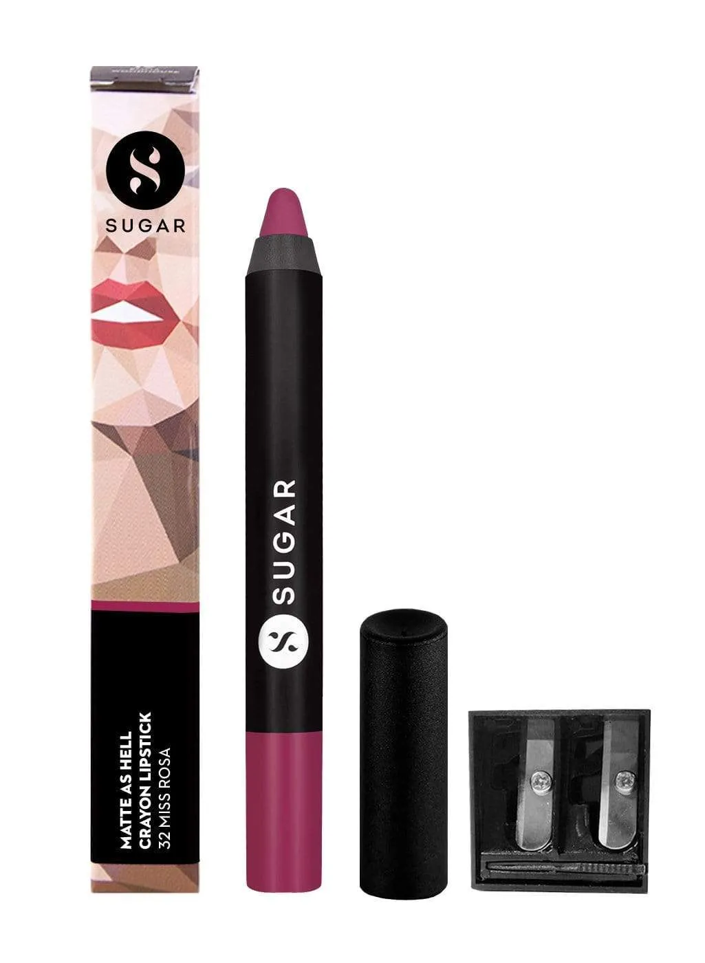 Matte As Hell Crayon Lipstick - 32 Miss Rosa