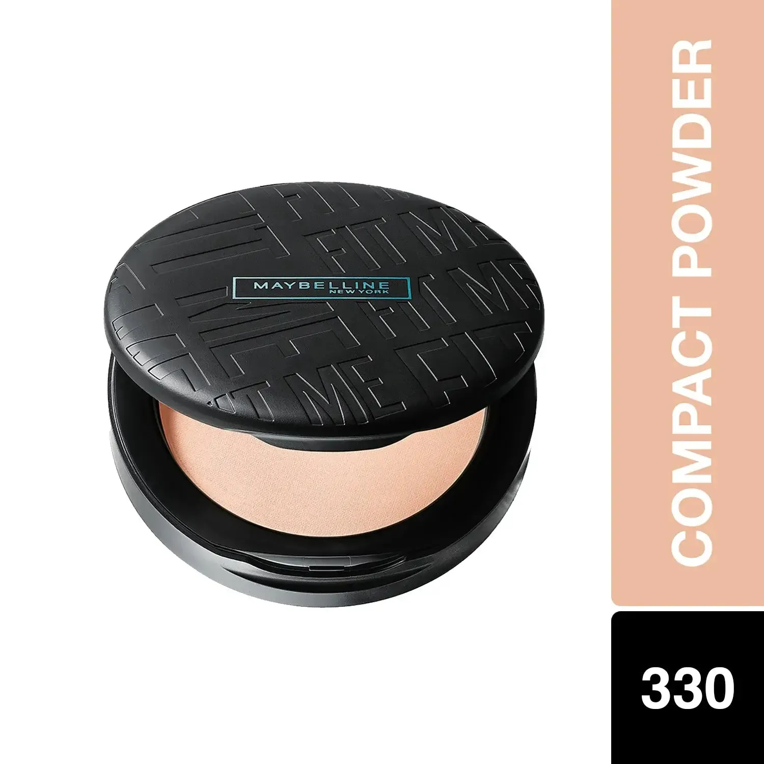 Maybelline New York Fit Me Matte   Poreless Compact Powder, 330 Toffee, 6g