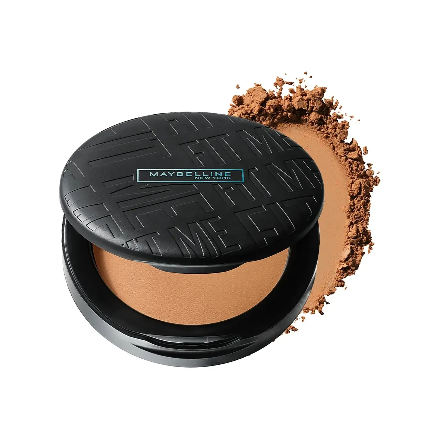 Maybelline New York Fit Me Matte   Poreless Compact Powder, 330 Toffee, 6g