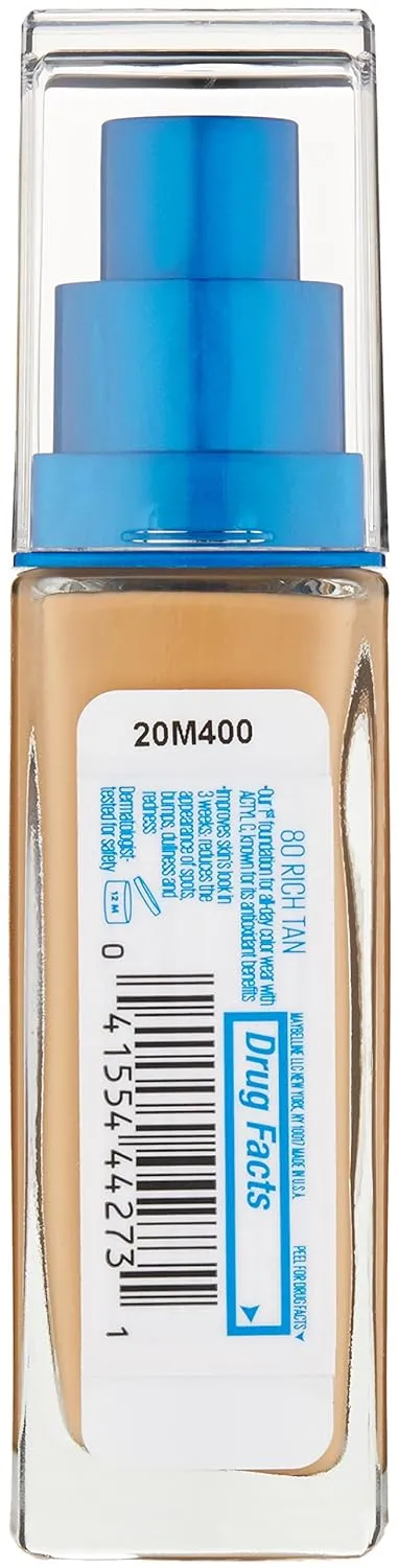 Maybelline New York Superstay Better Skin Foundation, Riche Tan, 1 Fluid Ounce