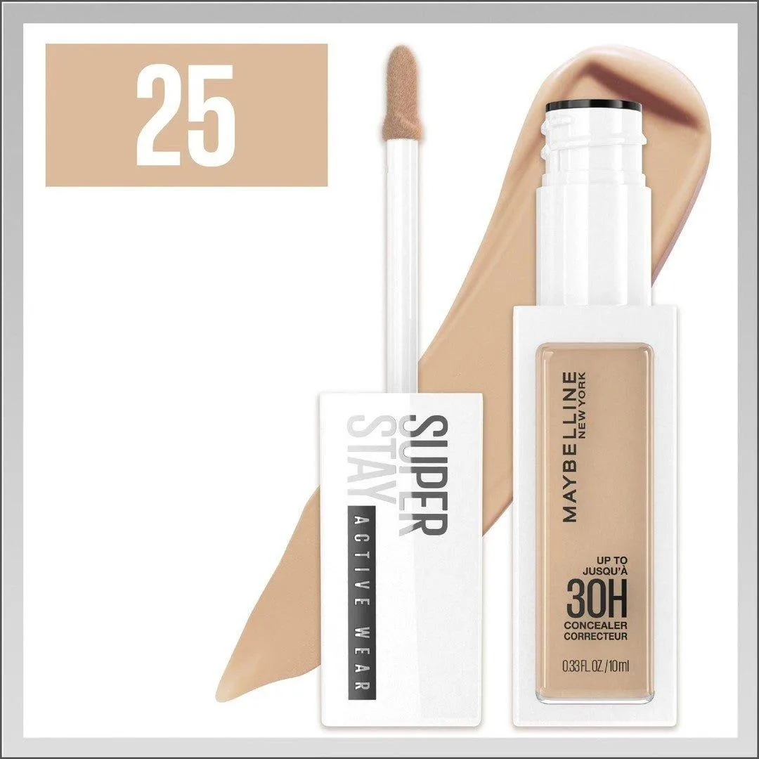 Maybelline Superstay Active Wear 30h Longwear Concealer - 25 Medium