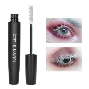 Maydear White Mascara – Volumizing Curling & Lengthening Mascara for Intense Definition & Long-Lasting Smudge-Proof Wear – Perfect for Party & Stage Makeup