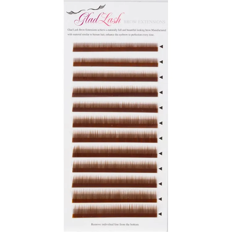 Medium Brown Eyebrow Extensions