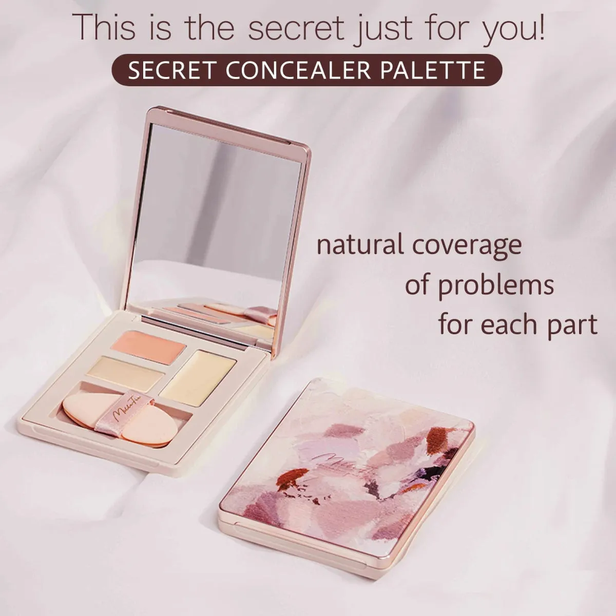 MILLEFEE Secret Concealer Palette - 01 Cover Green
