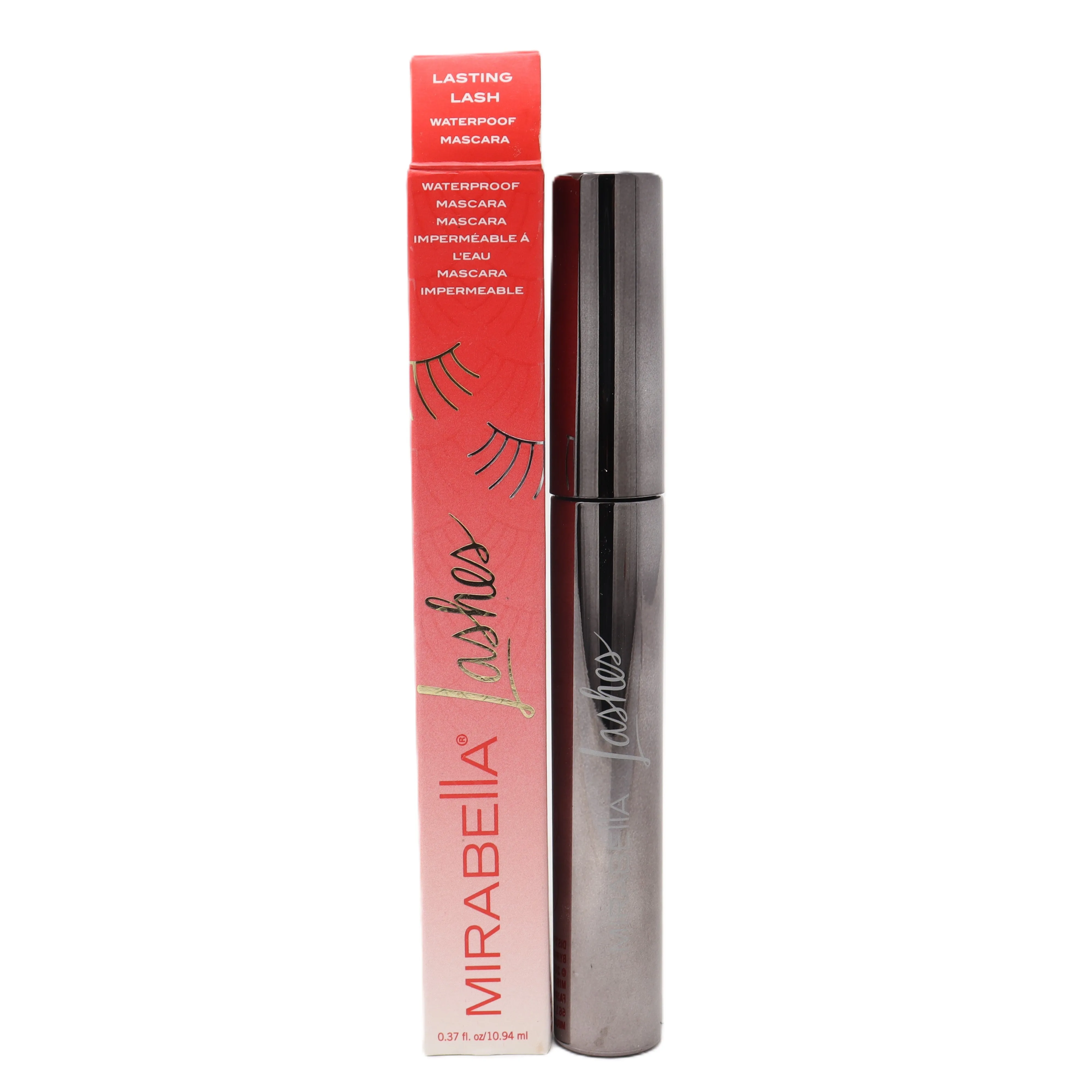 Mirabella Lashes Lasting Lash Waterproof Mascara  0.37oz/10.94ml New With Box