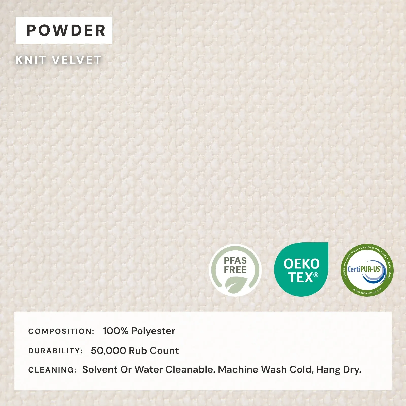 Modular Washable 2-Seater in Powder | Deluxe  Seat | Contour Pillow