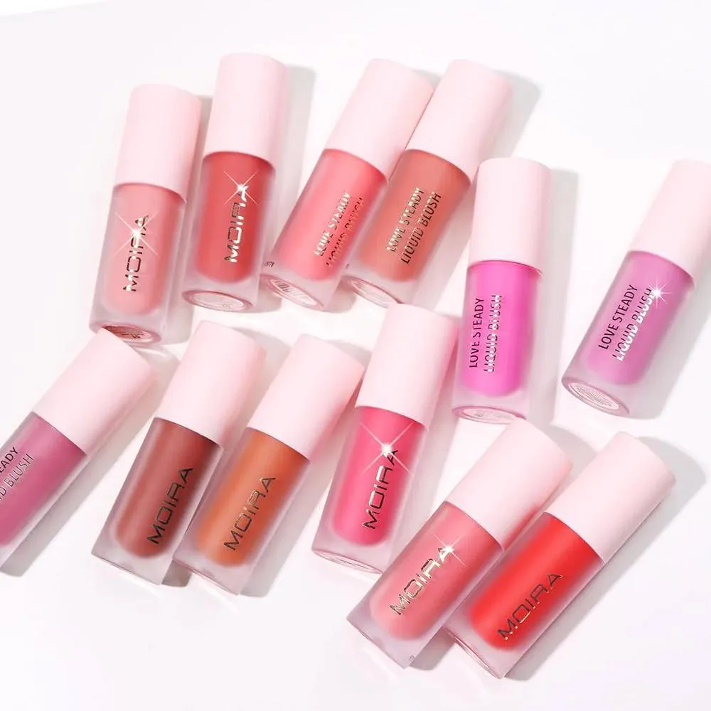 MOIRA Cosmetics Love Steady Liquid Blush 轻薄柔焦水润持久液体腮红 4.8g