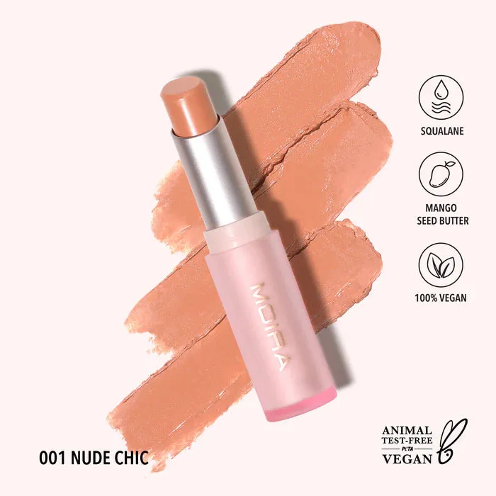 Moira Signature Lipstick  Balm Texture Lip Shine