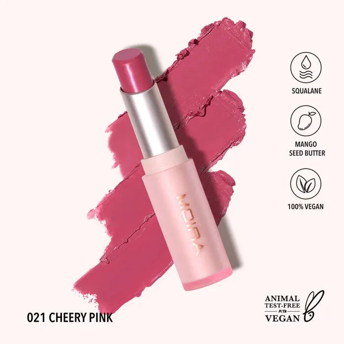 Moira Signature Lipstick  Balm Texture Lip Shine