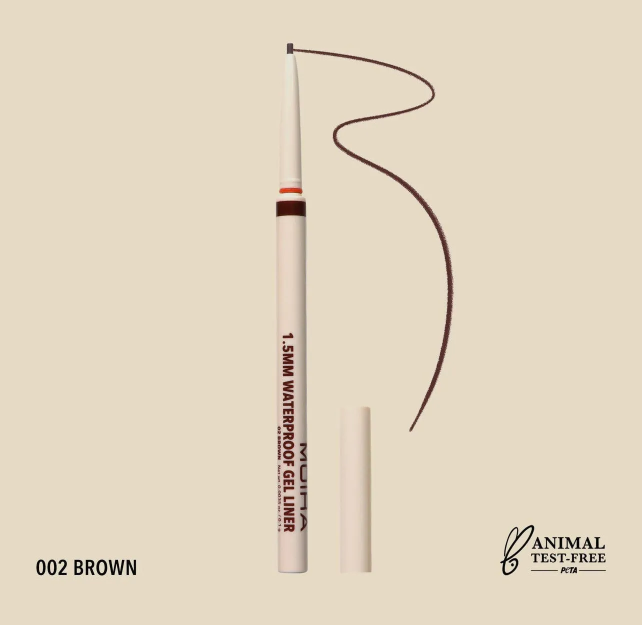 Moira Waterproof Gel Eyeliner: Brown