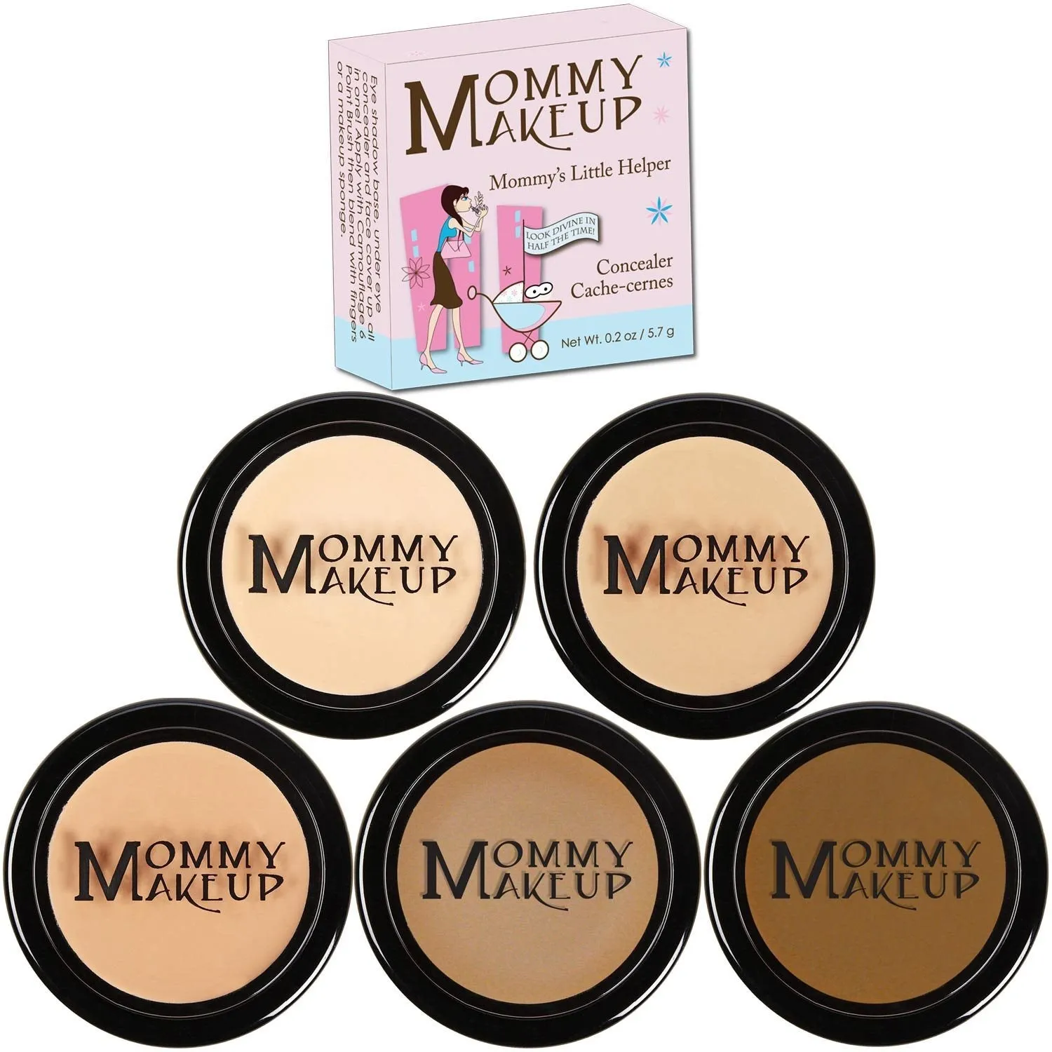 Mommy's Little Helper Concealer, Eyeshadow Base & Face Cover Up - GOOD NIGHT (Dark)