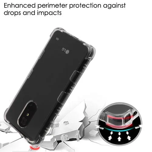 MyBat TUFF Klarity Lux Candy Skin Cover for Lg Stylo 4 / Stylo 4 Plus - Transparent Clear