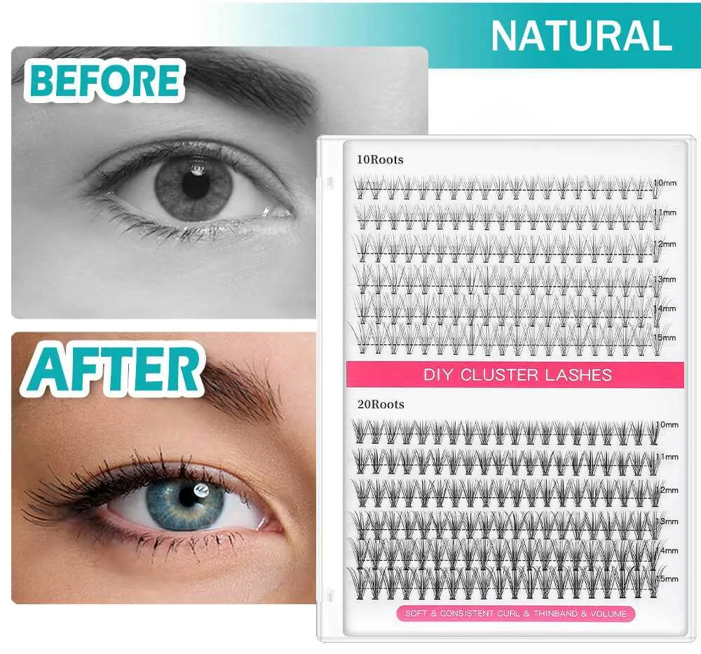 Natural Individual Lashes Kit
