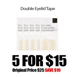 Nude Fit Double Eyelid Tape (5-pack Bundle)