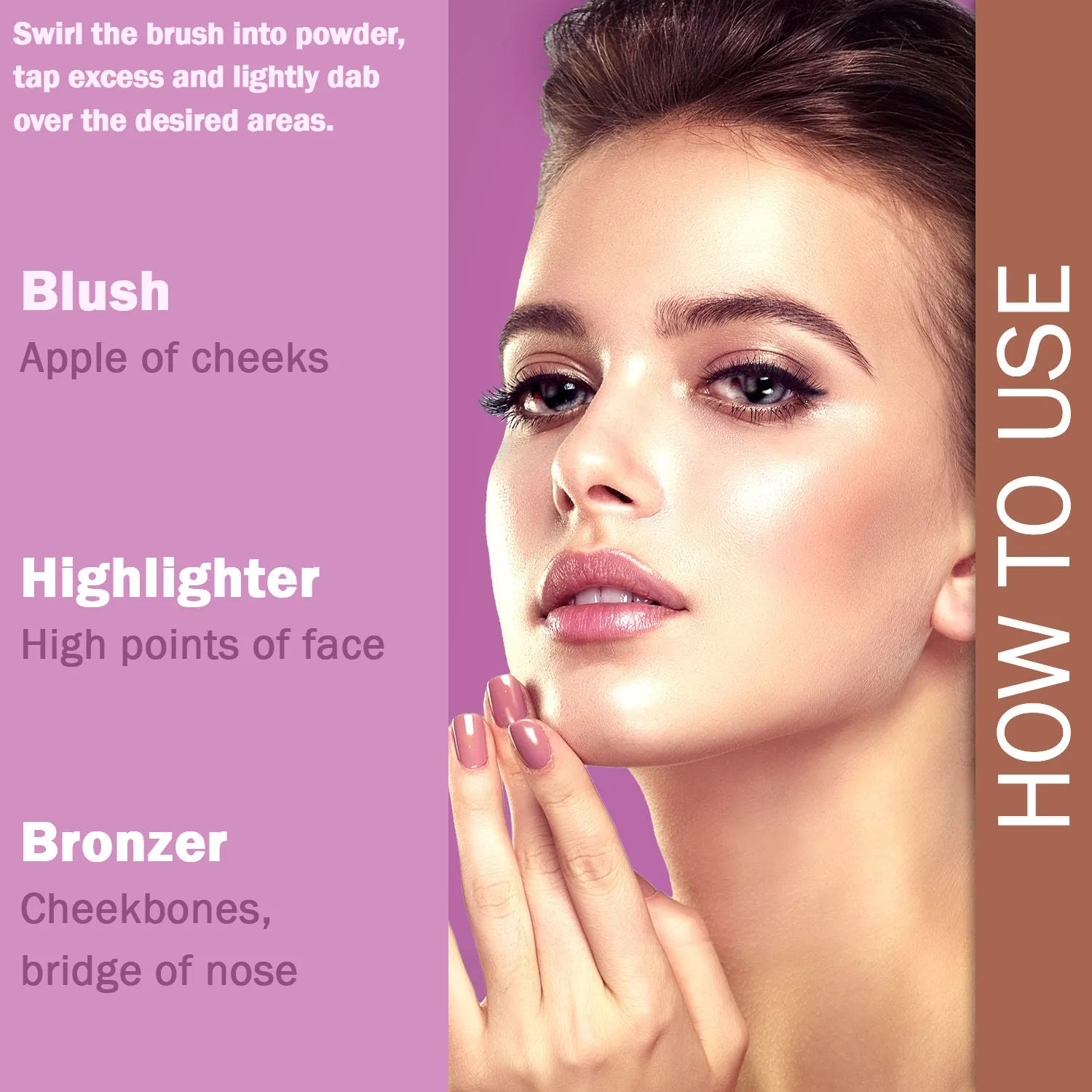 NY Bae Face Palette - Blendable 04 (6 g) | Blush   Highlighter   Bronzer | 3 In 1 | Pink, Brown & Gold | Rich Colour | Multipurpose | Portable