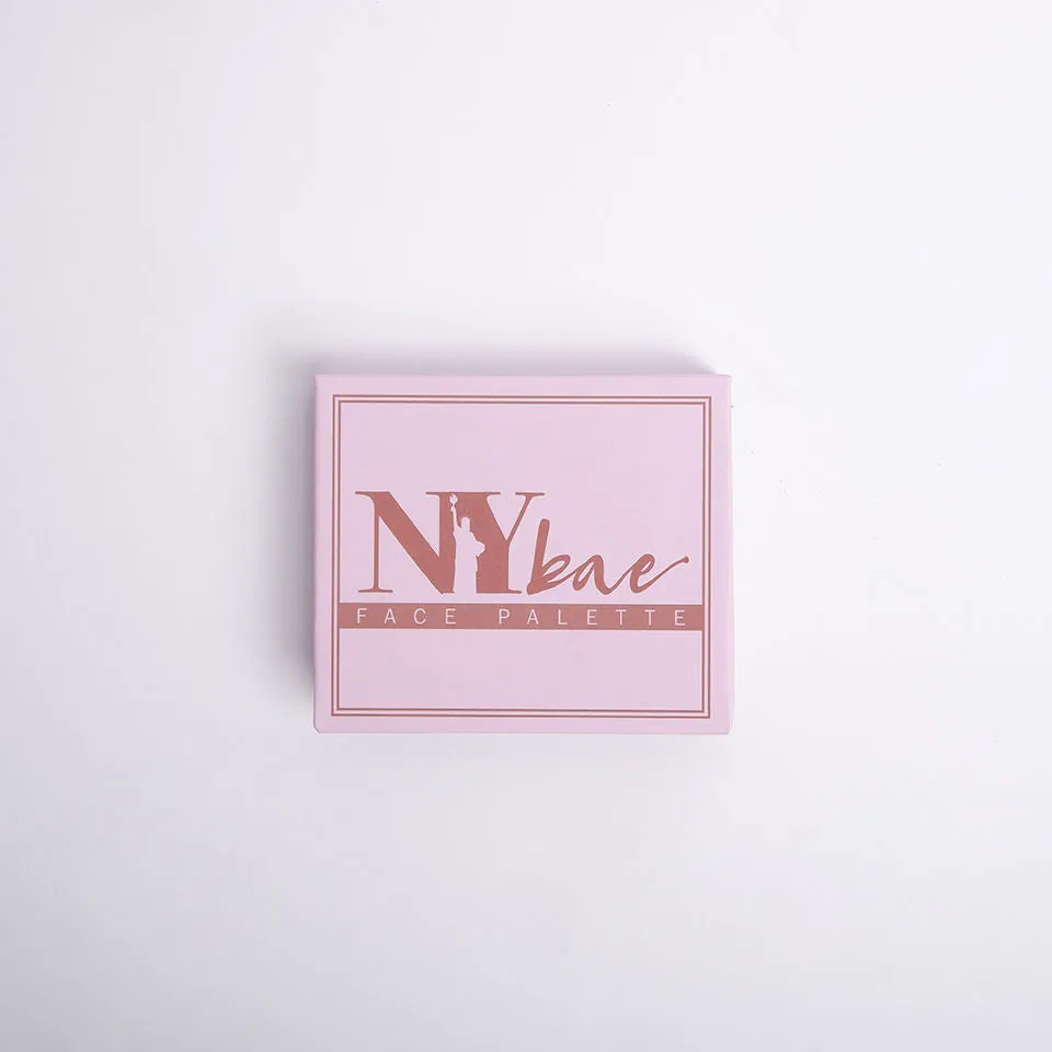 NY Bae Face Palette - Blendable 04 (6 g) | Blush   Highlighter   Bronzer | 3 In 1 | Pink, Brown & Gold | Rich Colour | Multipurpose | Portable