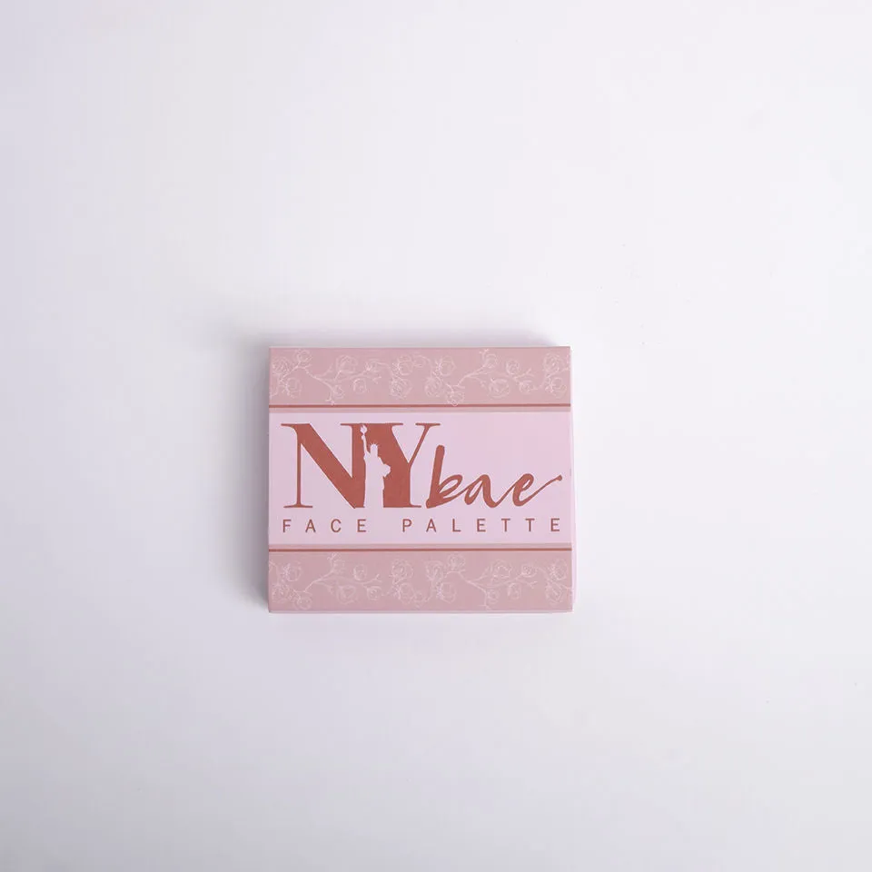 NY Bae Face Palette - Blendable 04 (6 g) | Blush   Highlighter   Bronzer | 3 In 1 | Pink, Brown & Gold | Rich Colour | Multipurpose | Portable