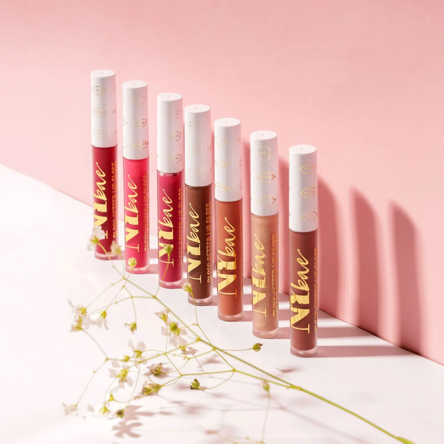 NY Bae Gloss Getter Lip Gloss | Shiny Satin Finish | Light Weight | Non-Sticky - Brown Dates 04 (2.8 ml)