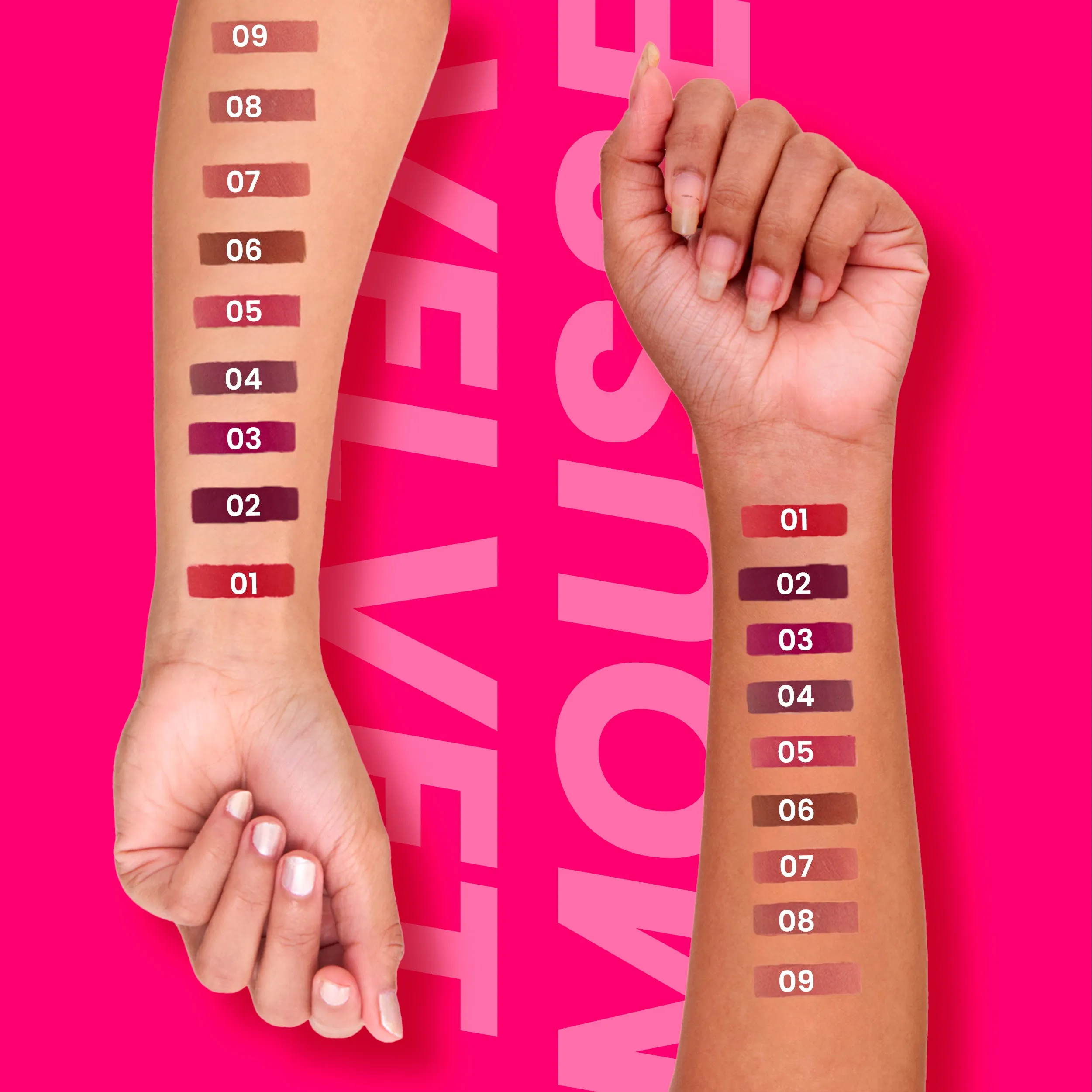 NY Bae Velvet Mousse Liquid Lipstick - Spicy Rust 06 (6.5ml) | Velvet Matte Finish | Transferproof | Smudgeproof | Ultra Light | Smooth | Moisturising Brown Lipstick