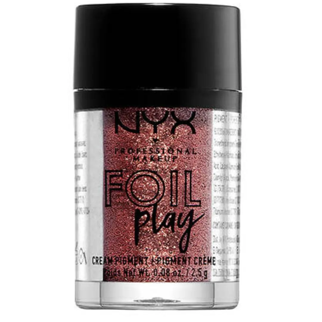 NYX Professional Foil Play Cream Pigment-Red Armor Eye Shadow Red Armor