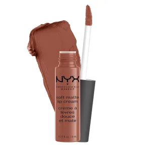 NYX PROFESSIONAL MAKEUP Soft Matte Lip Cream, High-Pigmented Liquid Lipstick - Leon (Honey Brown), 8 mL