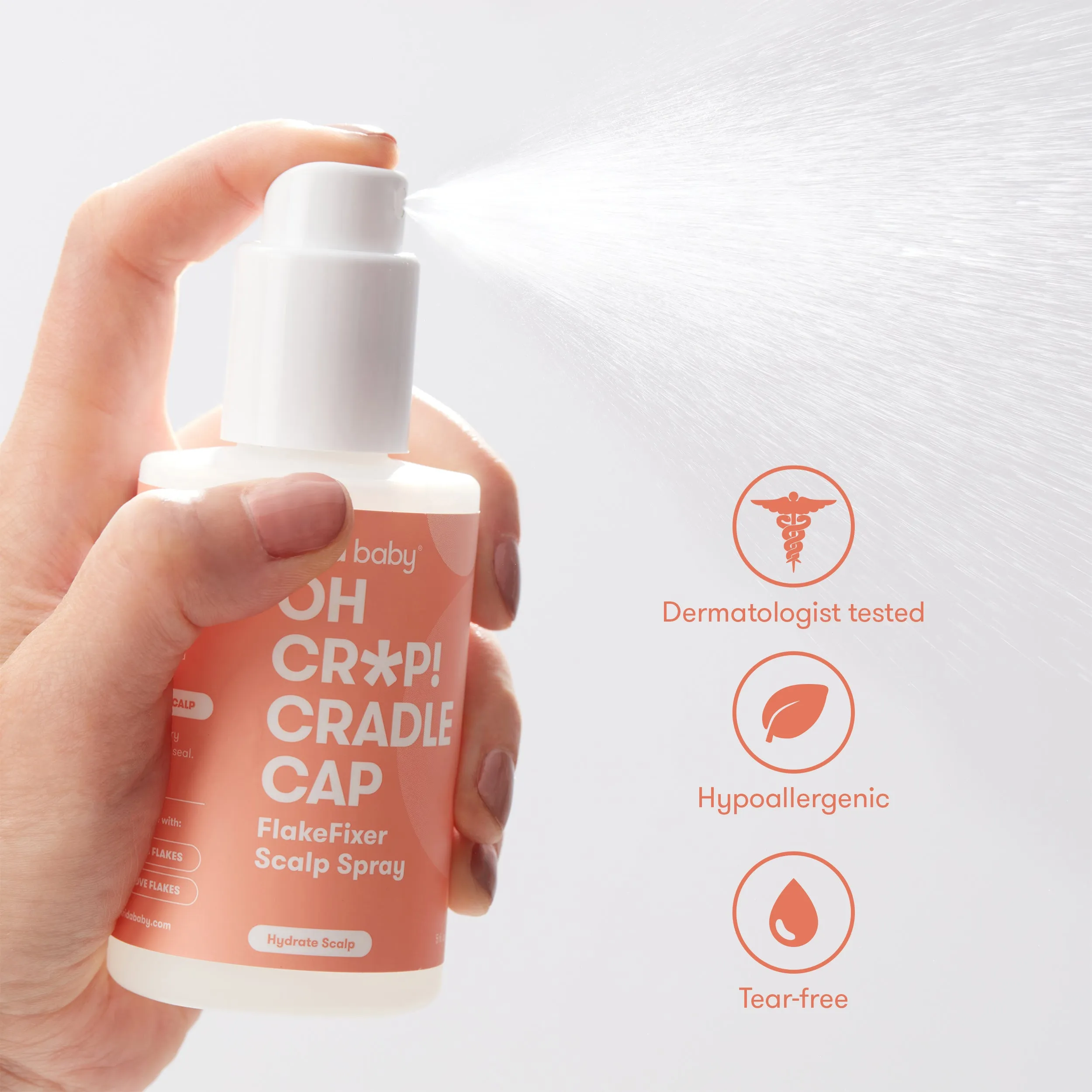 Oh Cr*p! Cradle Cap FlakeFixer Scalp Spray