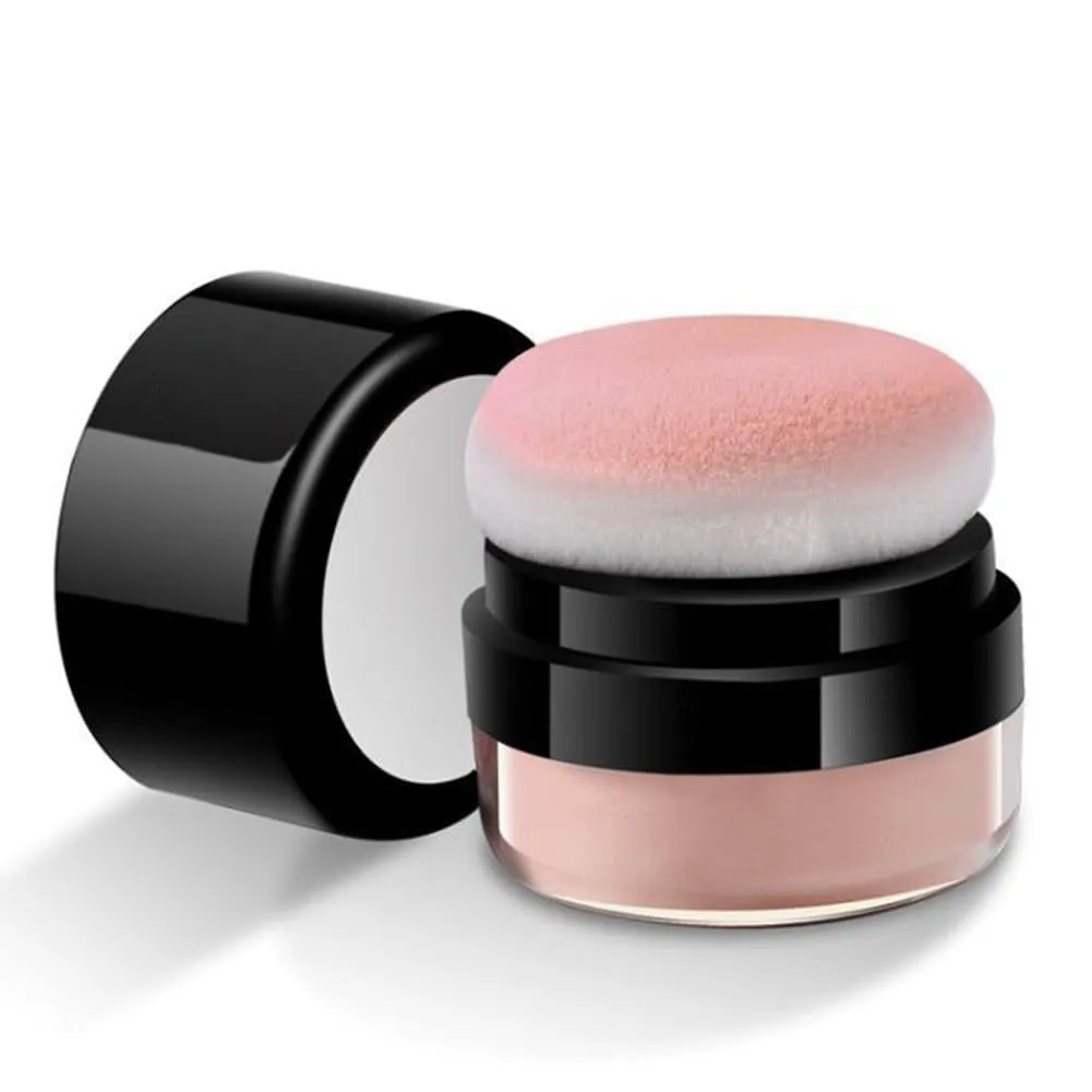 Oil Control Air Cushion Blush, Air Cushion Cheek Blush,Blush Powder,Loose Powder Blush Air Cushion Blush Natural Blusher,Face Blush Palette Face Blusher Makeup (Milk Tea Nude Color)