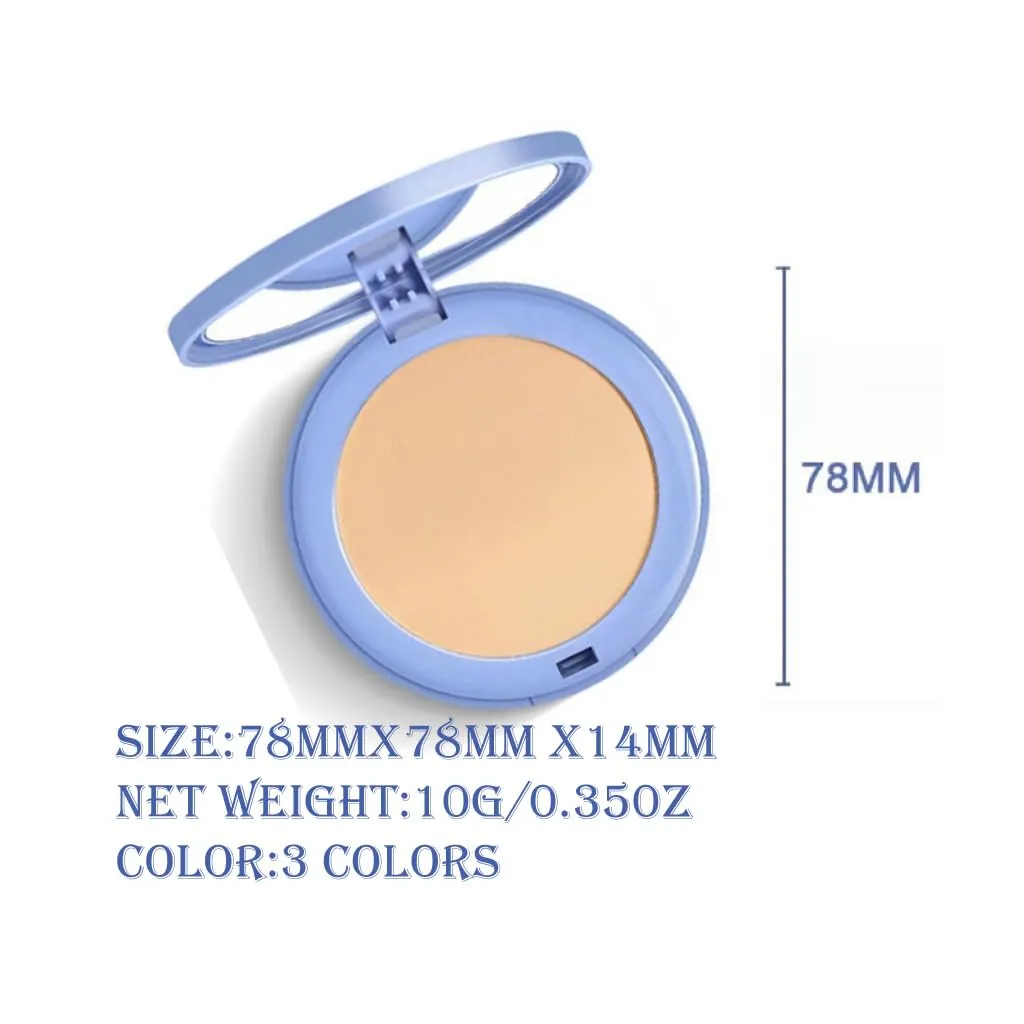 Oil Control Face Pressed Powder, Matte Smooth Flawless Setting, Waterproof Long Lasting Finishing Powder, Cruelty Free, Lightweight, 0.35 oz (CLASSIC IVORY, A)
