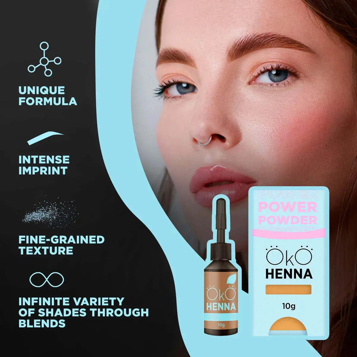 OkO - Power Powder Henna, 5g - Choose Your Colour