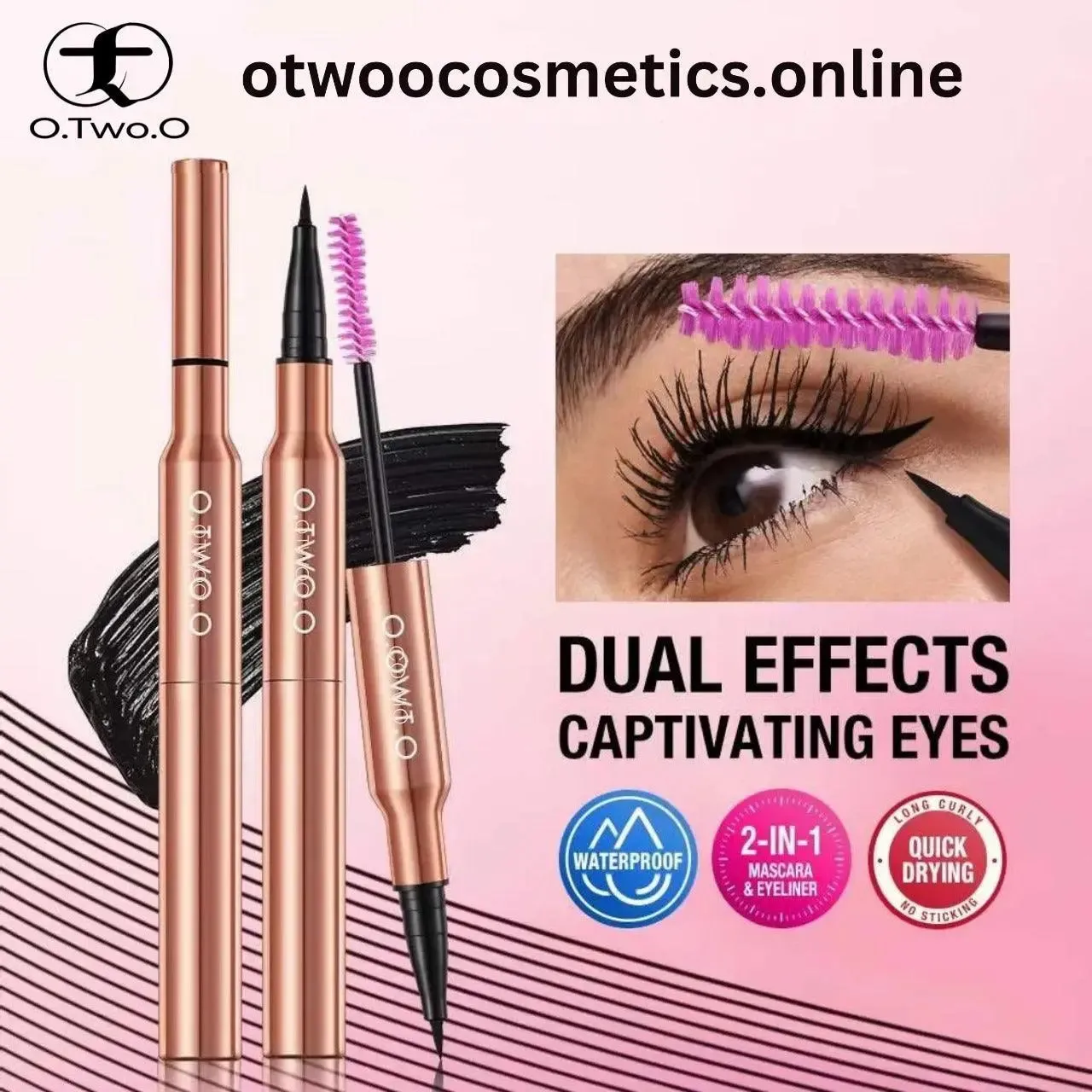 O.TWO.O 2 in 1 Eyelash Mascara