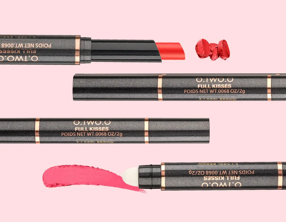 O.TWO.O Velvet Matte Lip Pen Double Head Waterproof Matte Moisturize Lipsticks