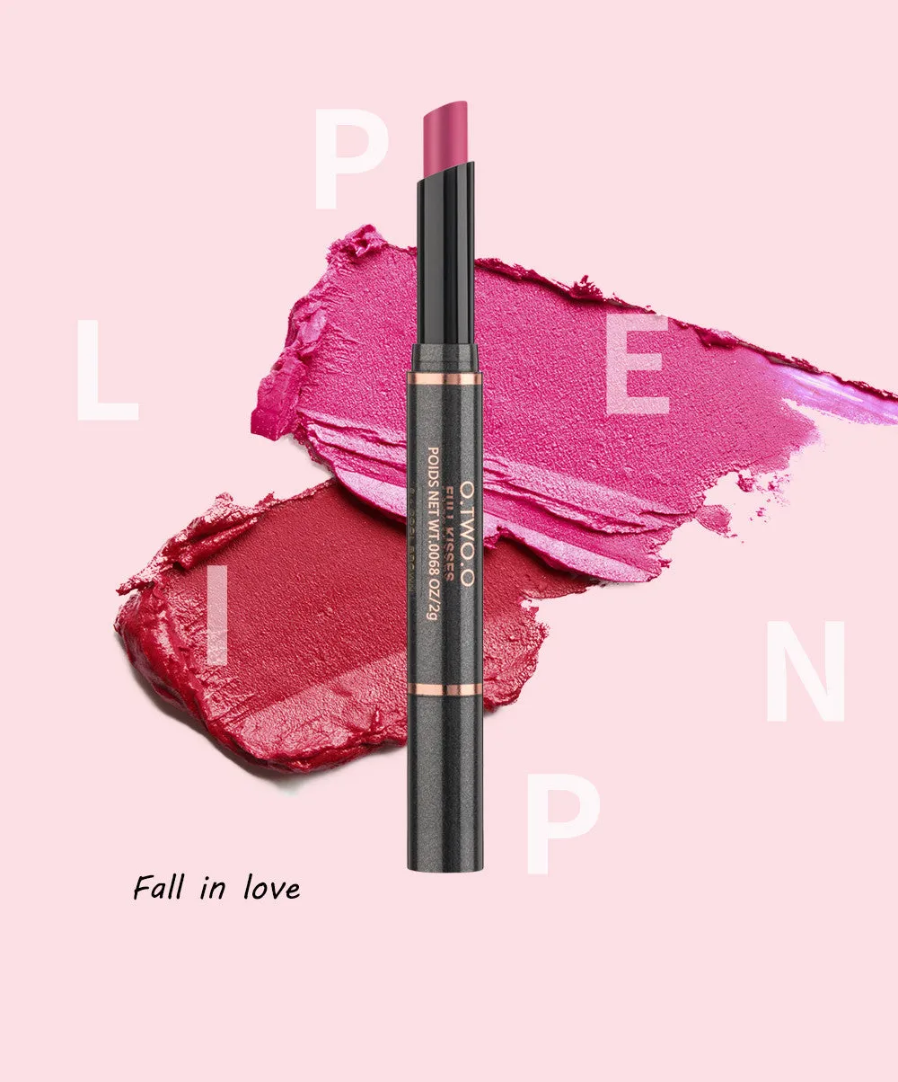 O.TWO.O Velvet Matte Lip Pen Double Head Waterproof Matte Moisturize Lipsticks