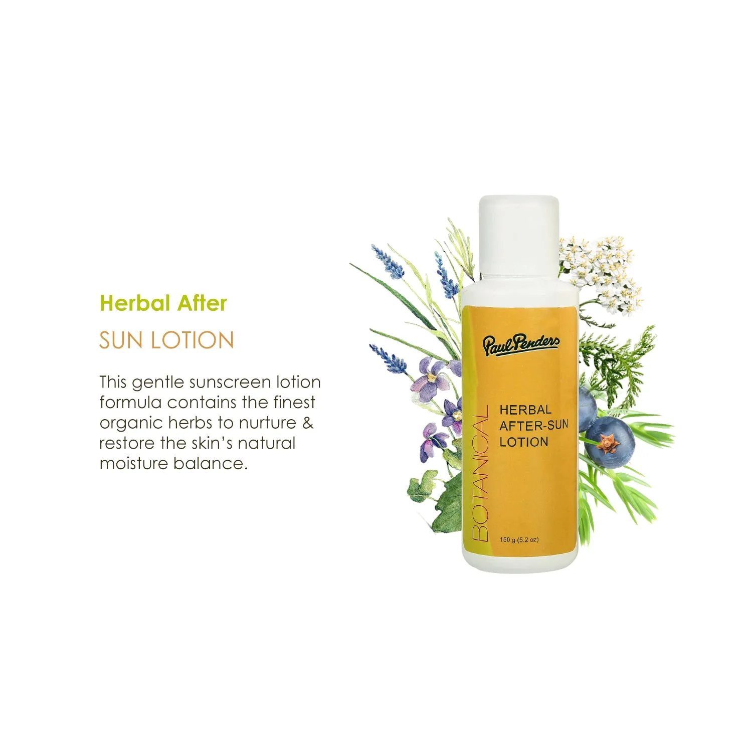 Paul Penders Herbal After-Sun Lotion 150ml