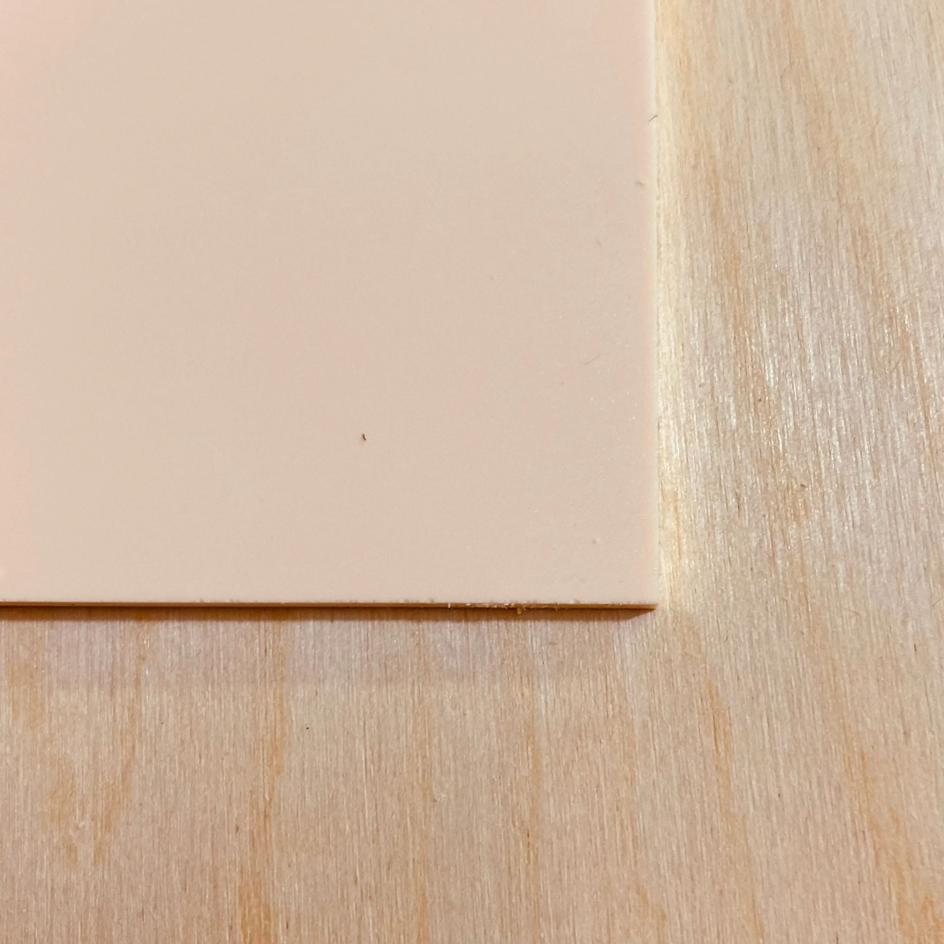 Peach Pastel Acrylic - Matte One Side