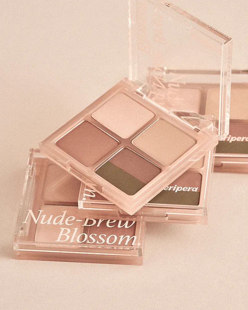 PERIPERA Ink Pocket Shadow Palette 07 Nude Brew Blossom شدو بالت